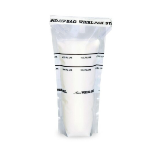 Bolsa (saco) para Coleta 118ml Estéril com Área para Escrita Stand Up Cx 500und - Nasco