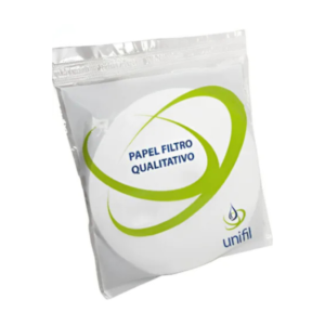 Papel Filtro Qualitativo 80g 18,5cm Pct 100un - Unifil