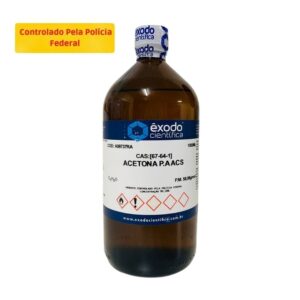 Acetona Pa Acs 1000mL - C:99,5  D:0,79 - CONTROLADO PELA POLÍCIA FEDERAL